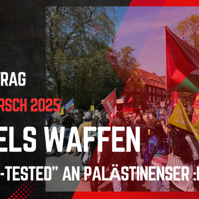 Unser Redebeitrag beim Ostermarsch in Münster