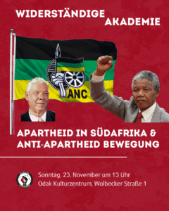 Apartheid in Südafrika & Anti-Apartheid-Bewegung