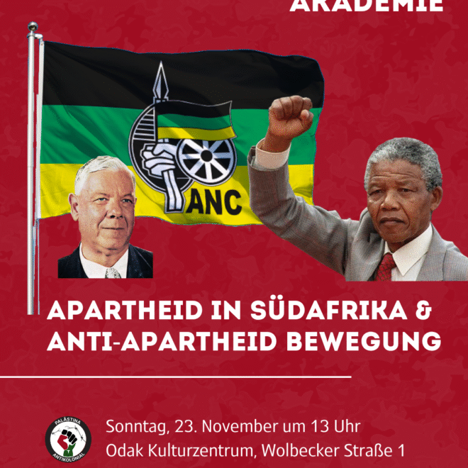 Apartheid in Südafrika & Anti-Apartheid-Bewegung