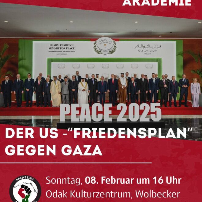 Widerständige Akademie: Der US „Friedensplan“ gegen Gaza