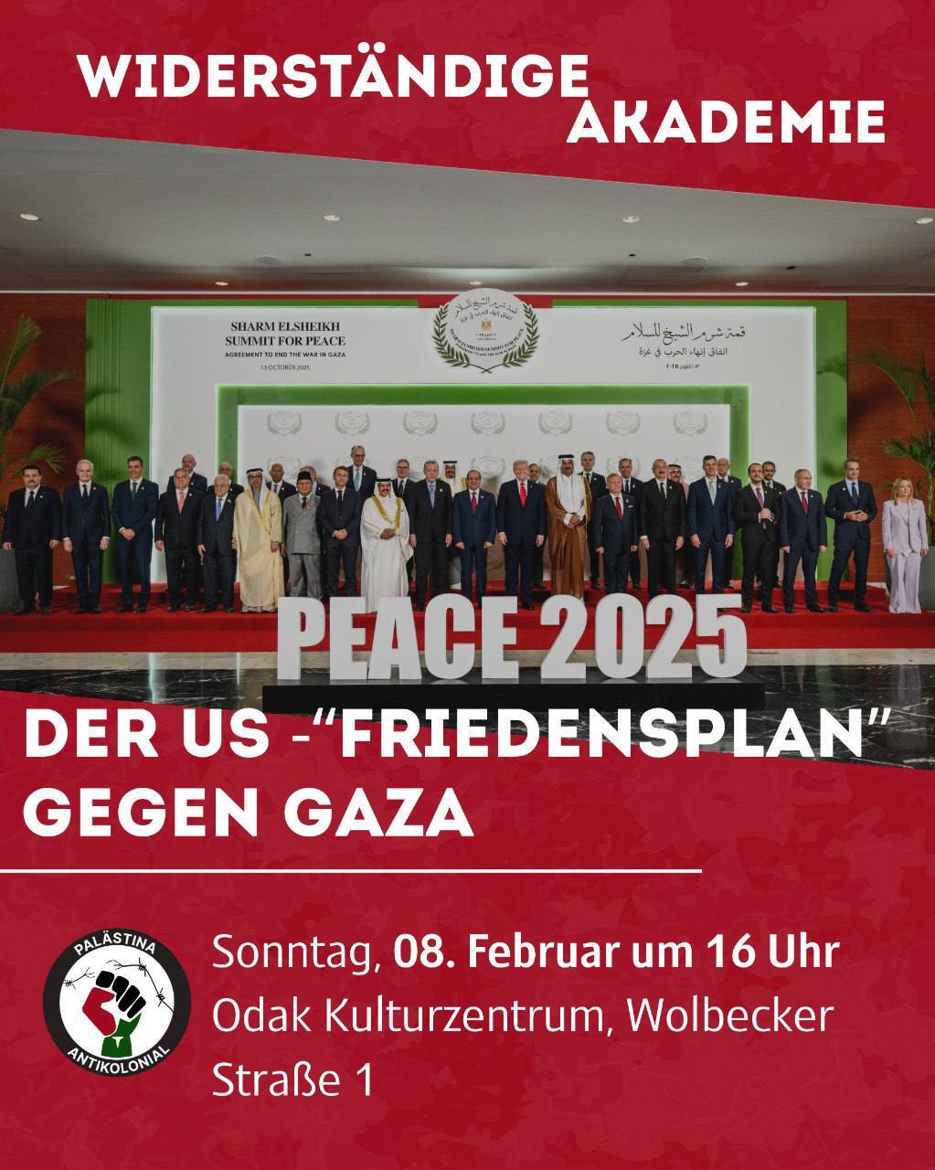 Widerständige Akademie: Der US „Friedensplan“ gegen Gaza
