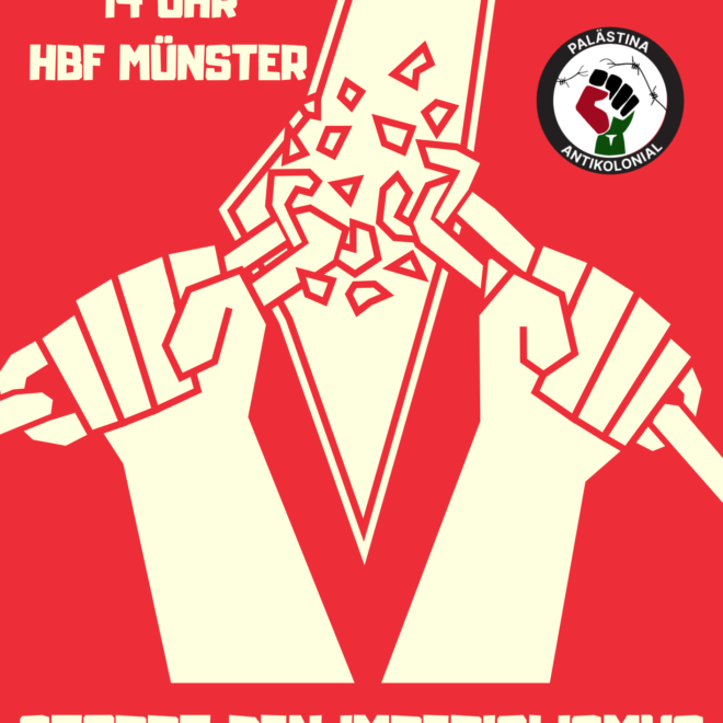 Demo am 07. Februar: Stoppt den Imperialismus – Freiheit für Palästina!