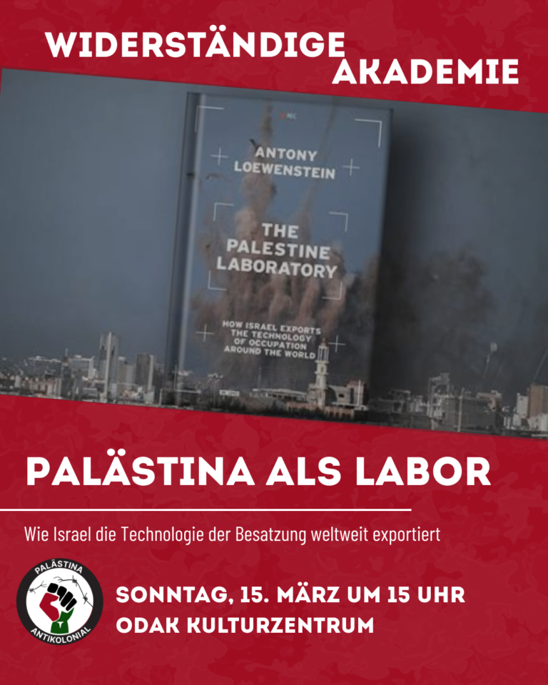 Widerständige Akademie: Palästina als Labor