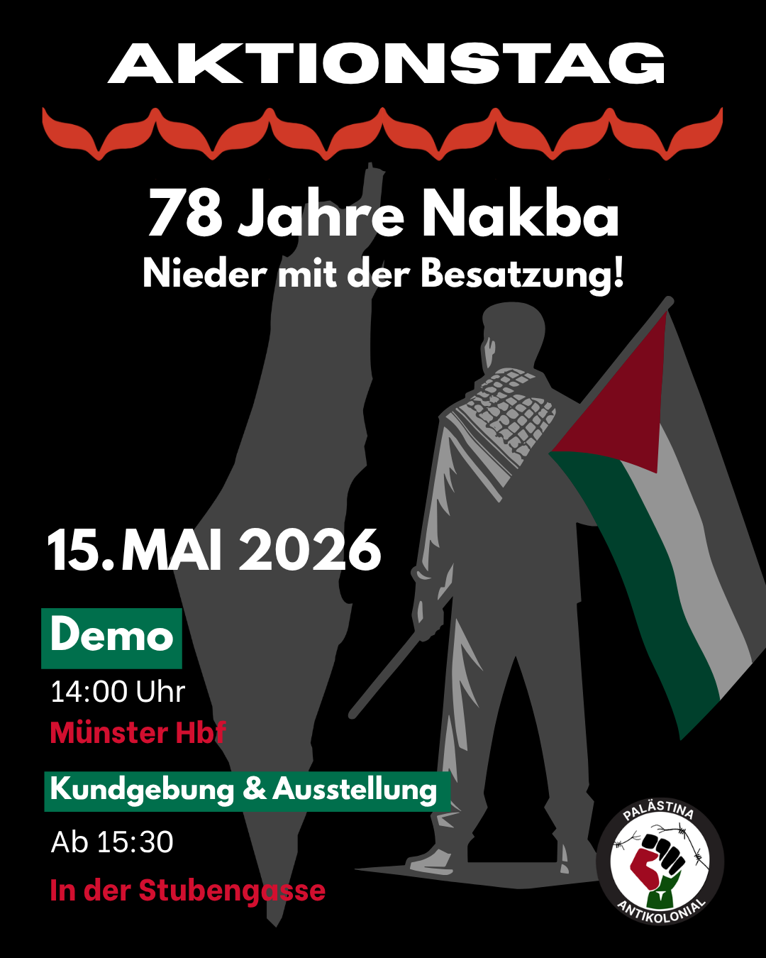 Aktionstag – 78 Jahre Nakba