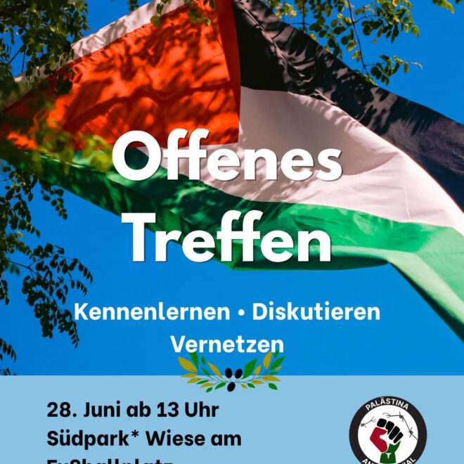 Einladung zum offenen Treffen (Achtung Ortswechsel)