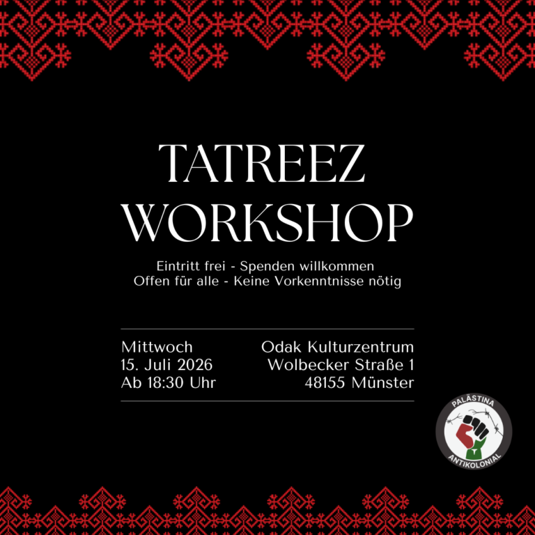 Tatreez Workshop – Es geht weiter!